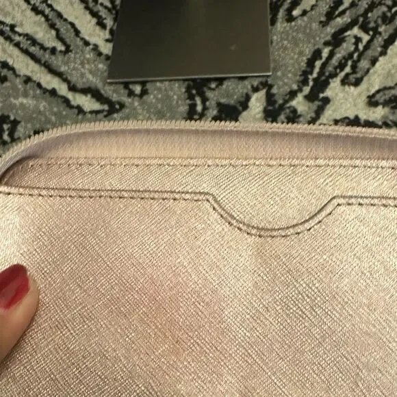 Michael Kors Rose Gold Logo Wallet/ Wristlet - Picture 9 of 11